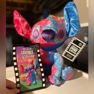 Sleeping Beauty Stitch Crashes Disney Pin & Plush